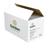 Golden macadamias branding